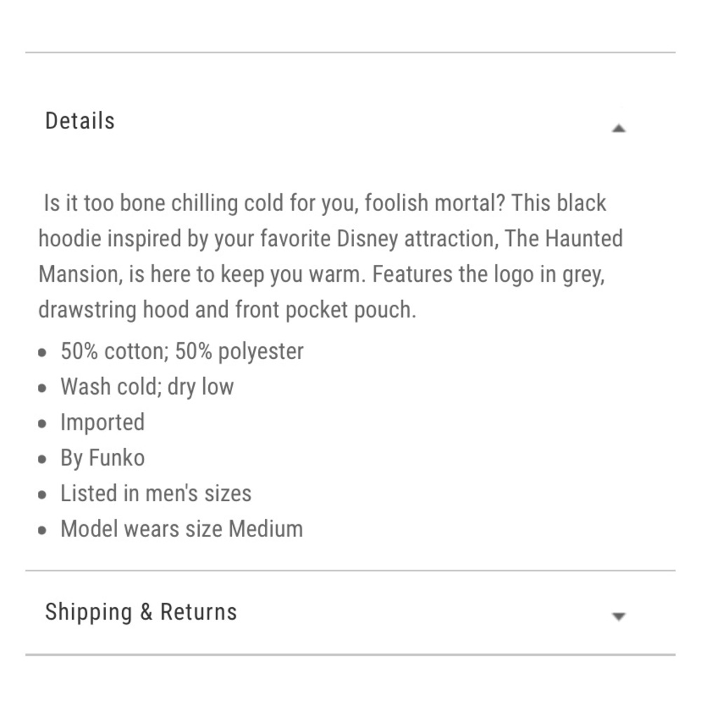 Funko haunted mansion hoodie - Picture 2 of 8